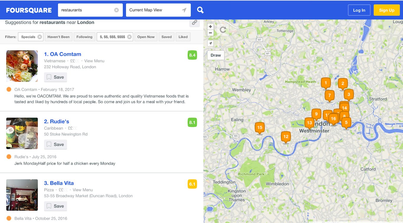 foursquare-map-view