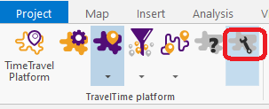 TravelTime ArcGIS add-in