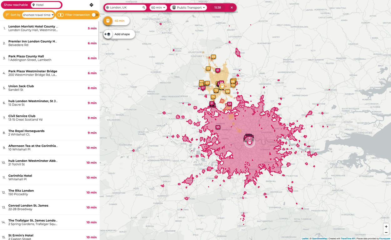 isochrone-analysis