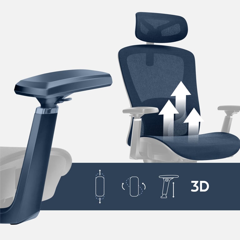 Podłokietniki 3D