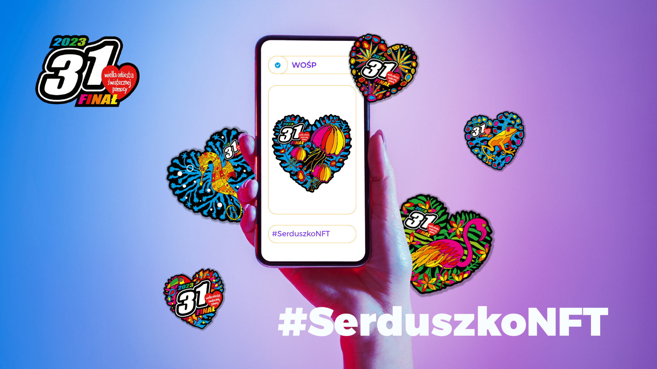 Serduszko NFT - WOŚP