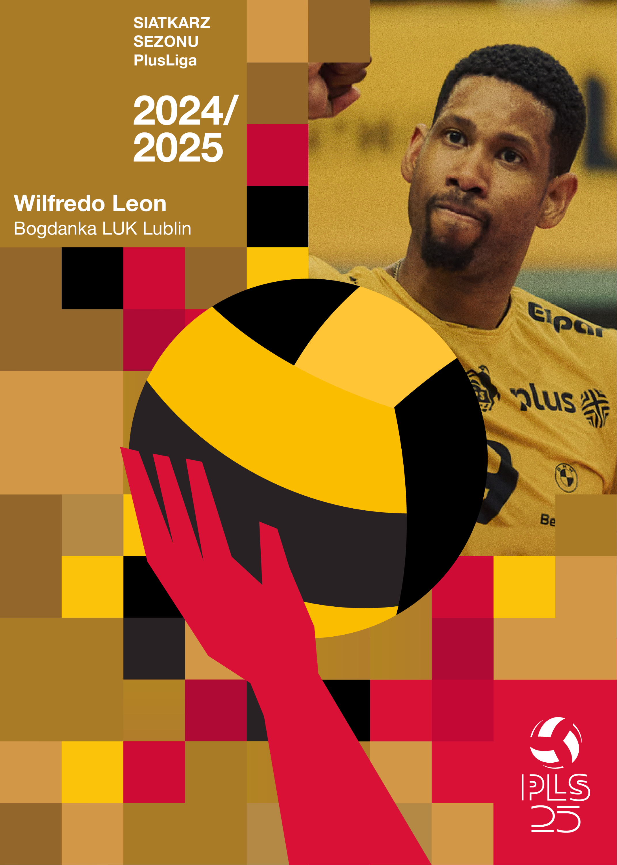 Siatkarz Sezonu 2024/2025 - Wilfredo Leon (Bogdanka LUK Lublin) - Złote NFT