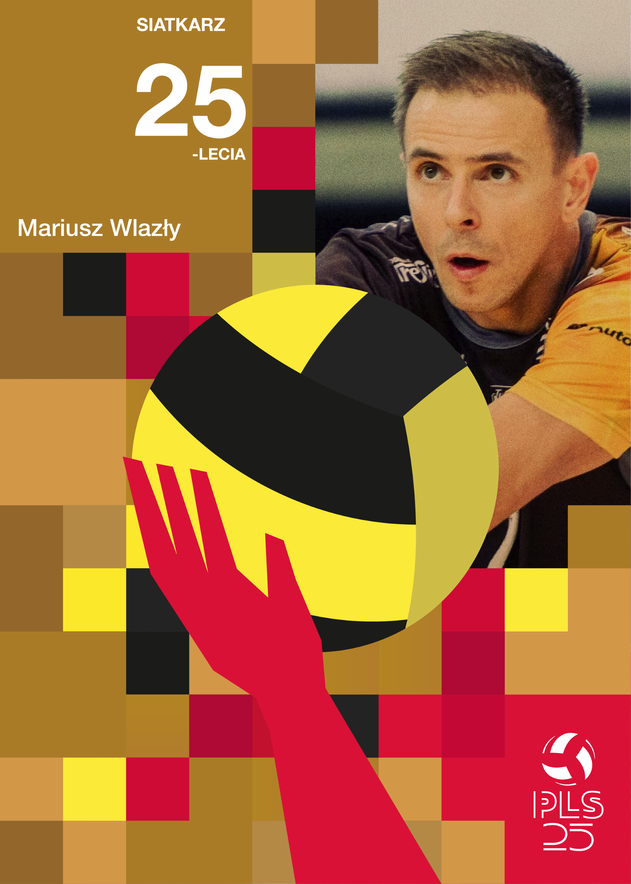 Siatkarz 25-lecia - Mariusz Wlazły - Złote NFT
