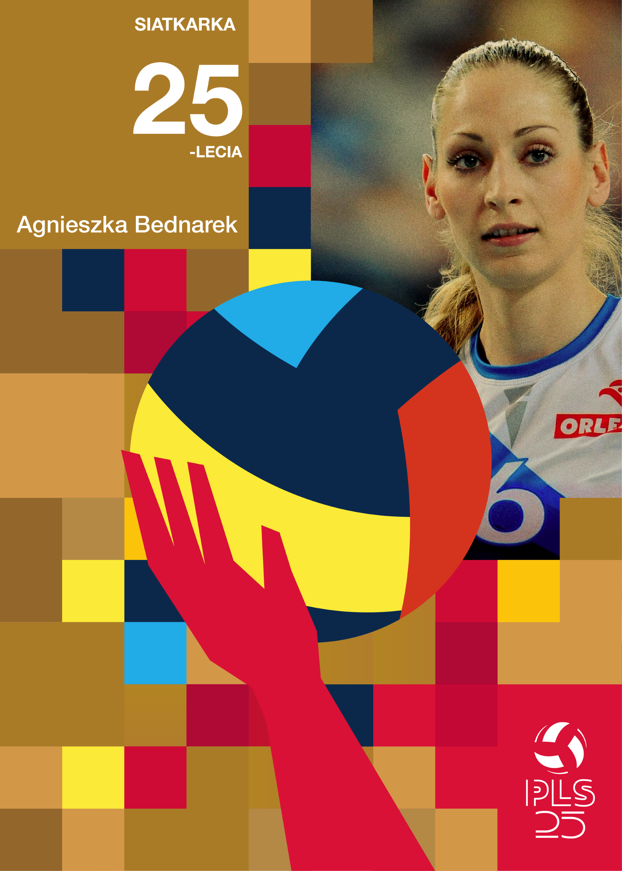 Siatkarka 25-lecia - Agnieszka Bednarek - Złote NFT