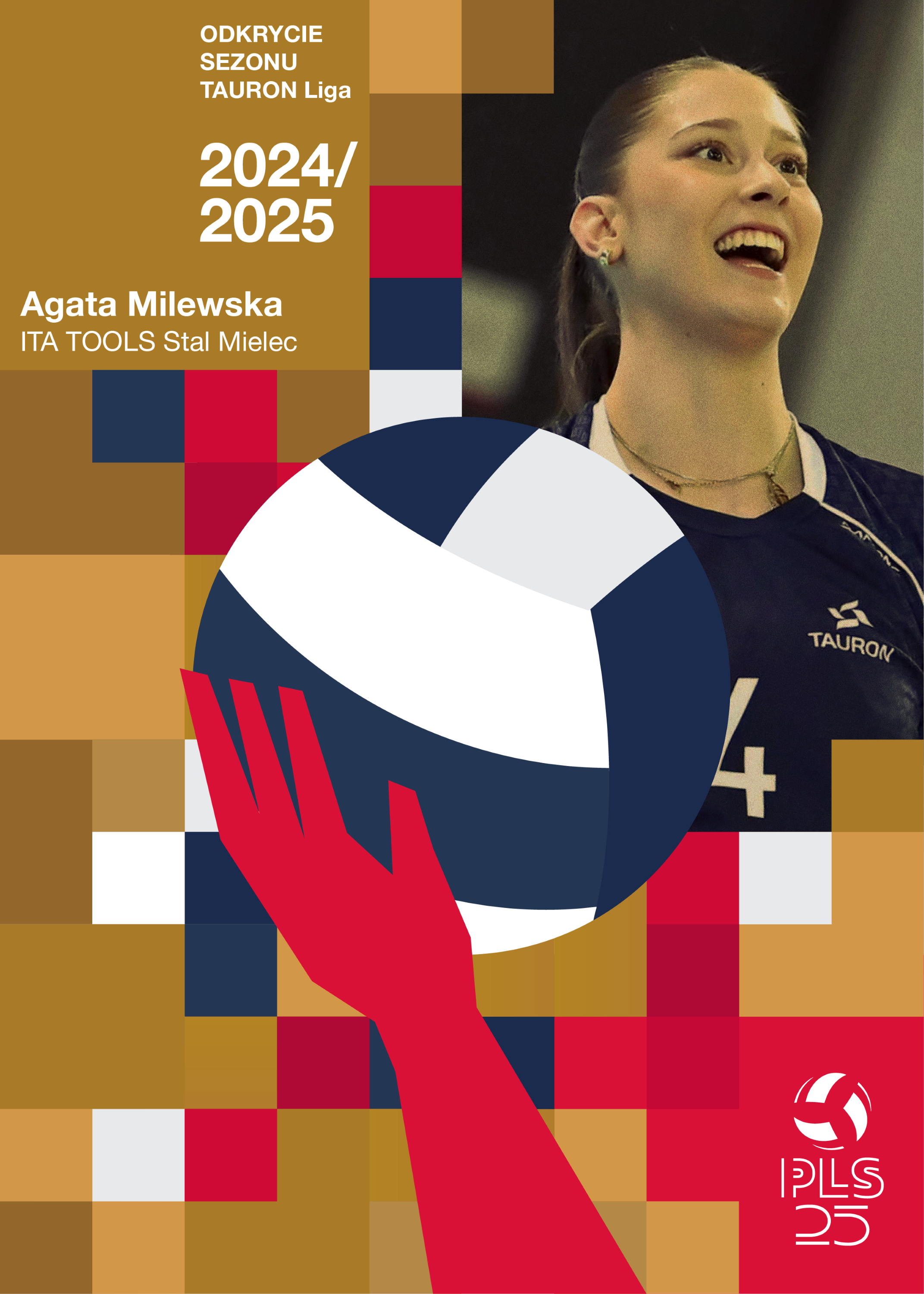 Odkrycie sezonu 2024/2025 TAURON Liga - Agata Milewska (ITA TOOLS Stal Mielec) - Złote NFT