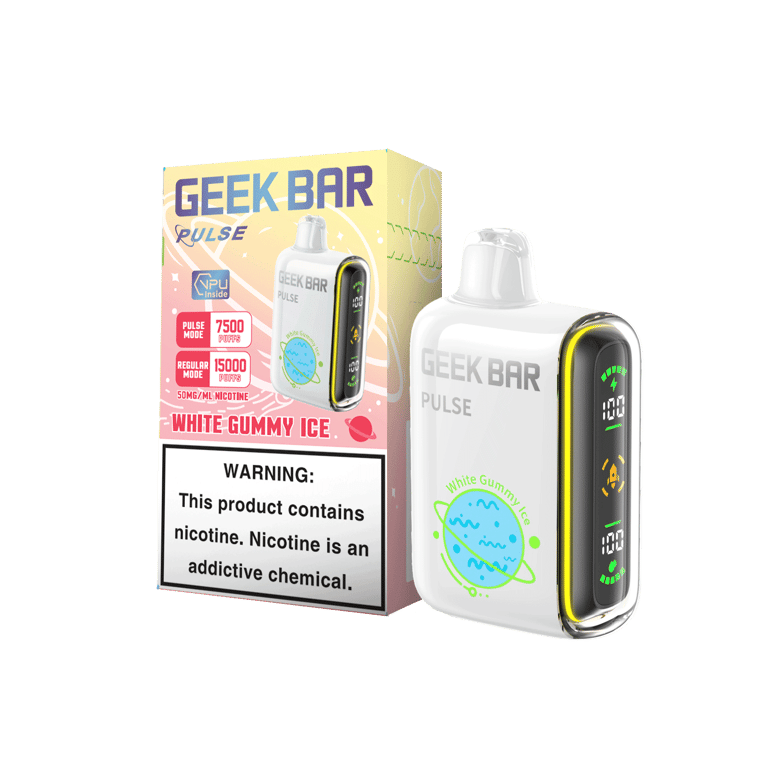White Gummy Ice - Geek Bar Pulse