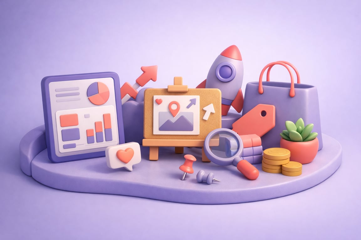 Pinterest Marketing for Small Business: The Practical Starter Playbook illustration