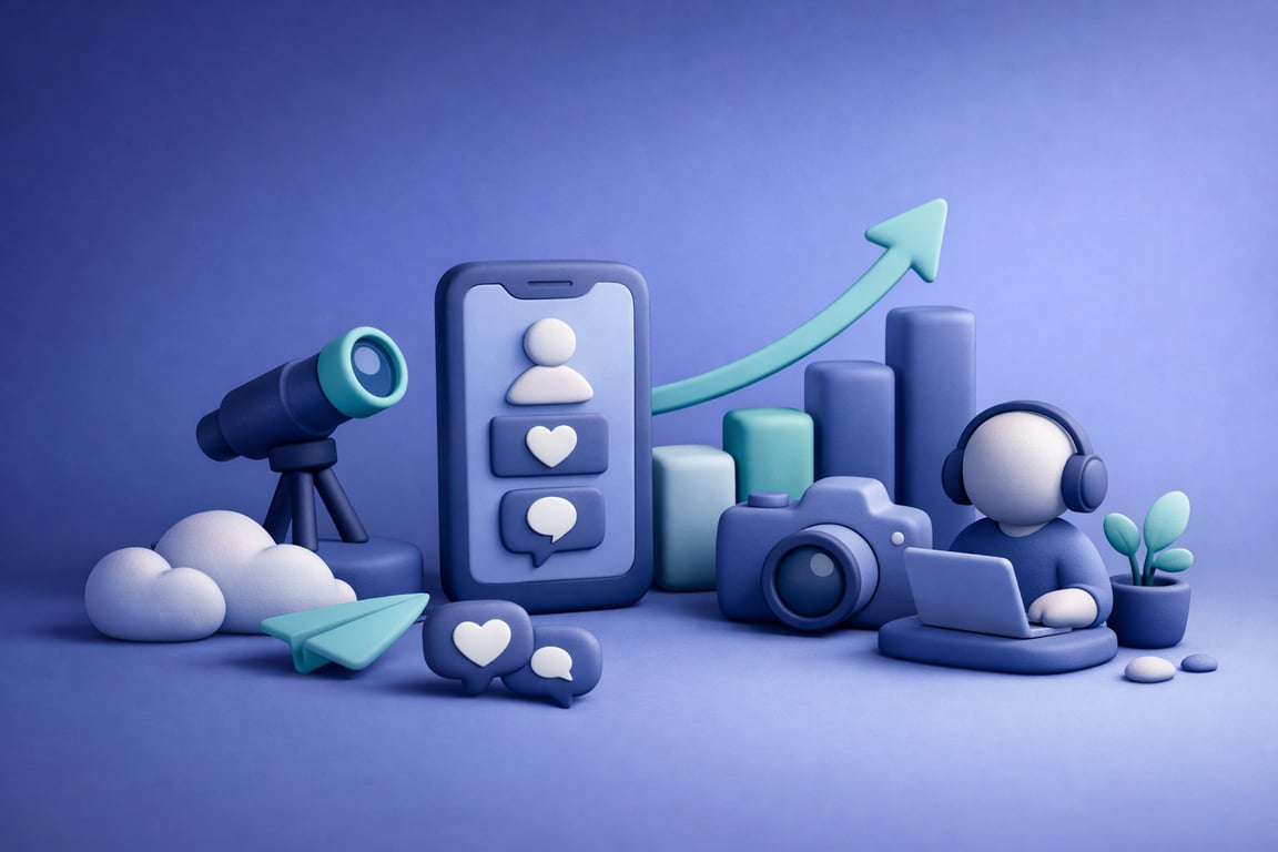 How to Grow on Bluesky: Early Audience Building for Creators illustration