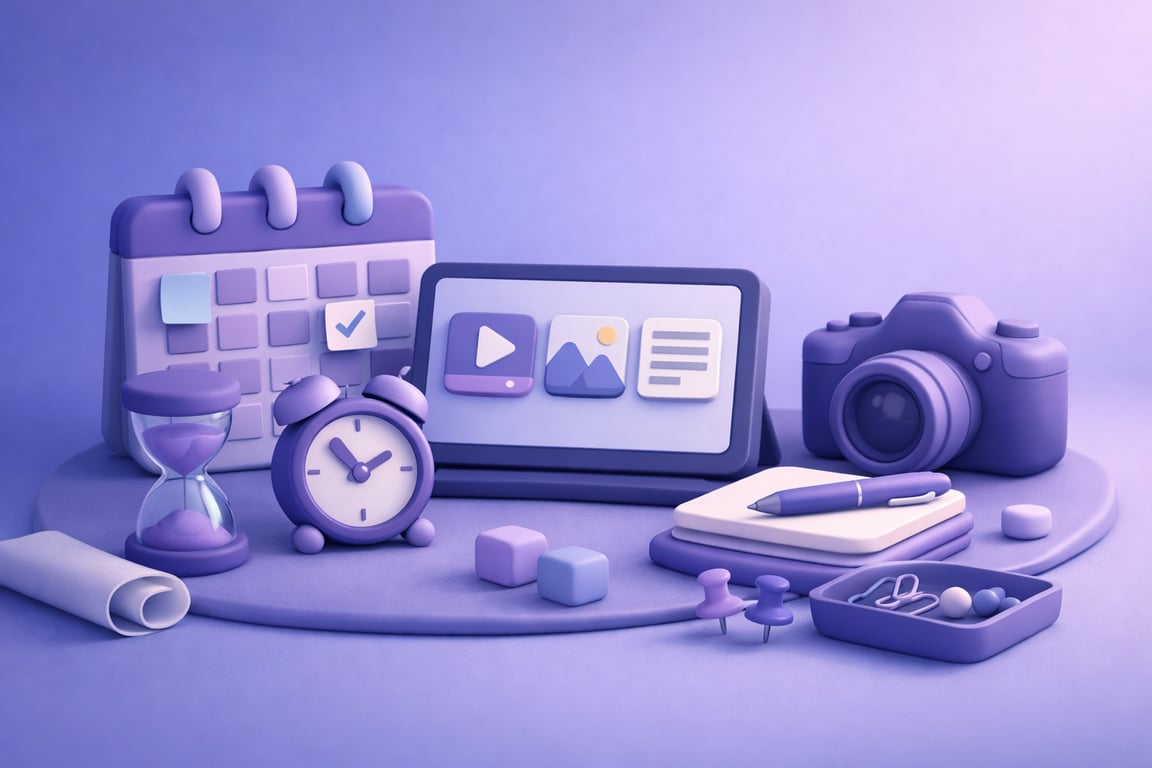 Batch Content Creation: How to Plan a Month of Posts in One Day illustration