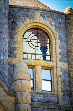 Picture of College Of Redlands Scott Library Hall Window in Marin, California.