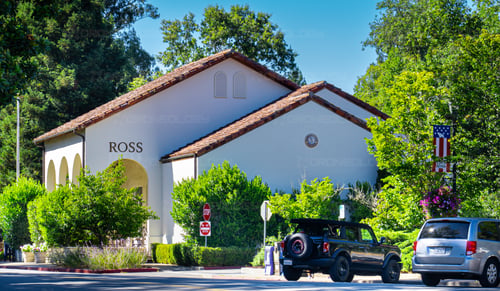 Picture of the Ross Post Office in Ross, California.