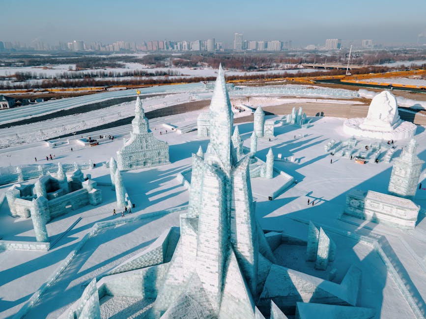 Attend Harbin Ice Festival