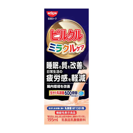 Pulkul Miracle Care 是由日清集團所推出的乳酸菌飲料，主打改善睡眠品質、消除疲勞感及調整腸道菌叢。