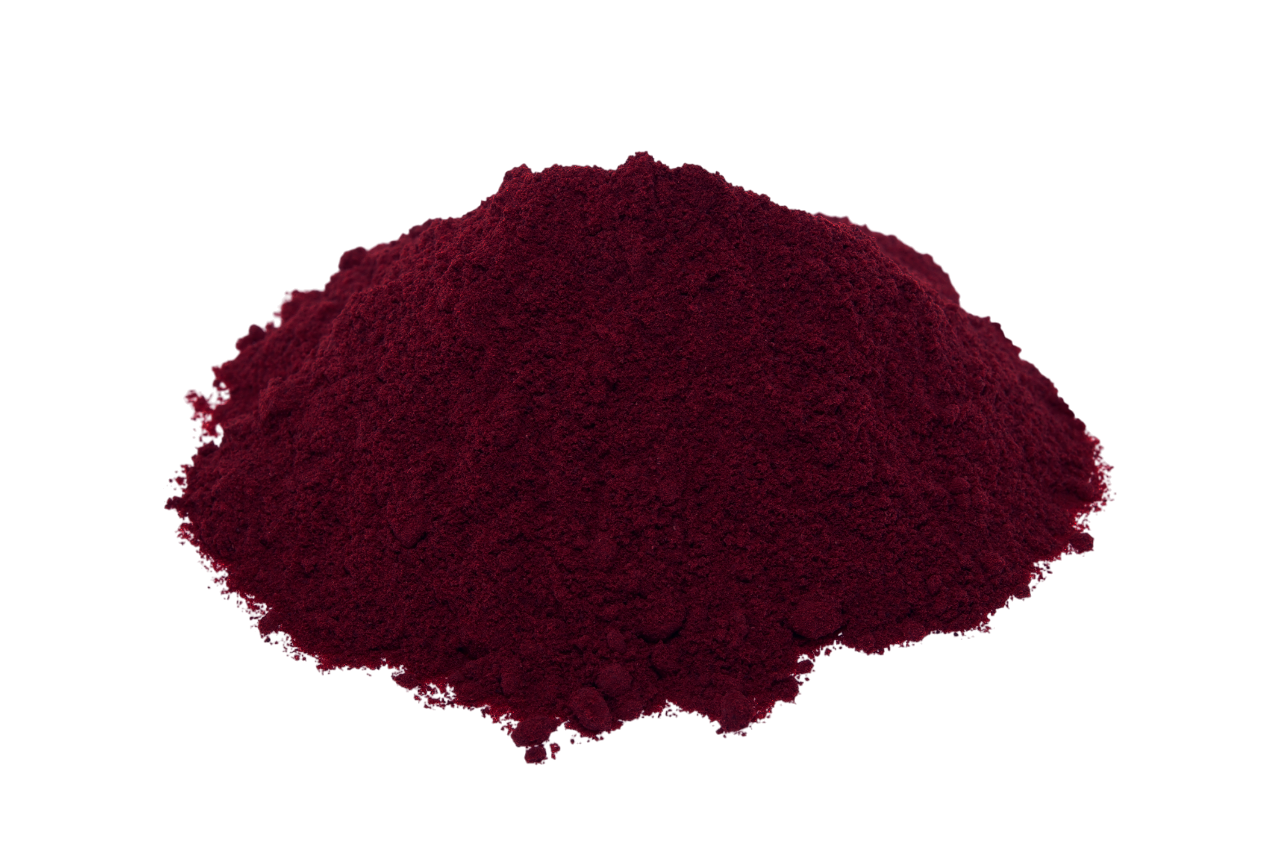 CherryCraft 酸櫻桃萃取物是一款深紅色的萃取粉末，適用於一般食品或保健食品。
