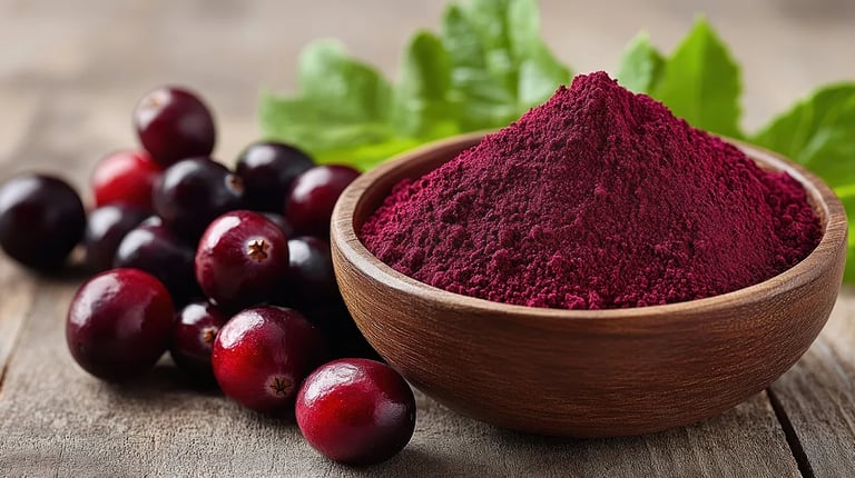 挑選蔓越莓原料有三個關鍵，第一是選擇萃取物，第二是選擇以 BL-DMAC 方法定量前花青素，第三是選擇有臨床實驗支持。