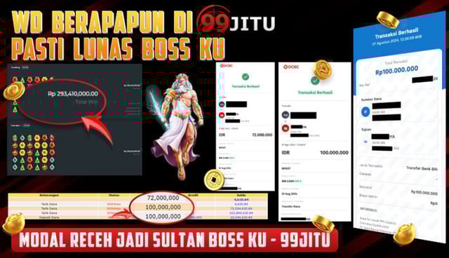 JACKPOT SLOT DI GATE OF OLYMPUS CAIR RP 272.000.000,- DI 99JITU