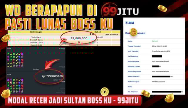 JACKPOT SLOT DI SLOT MANIA RP 99.000.000,- DI 99JITU