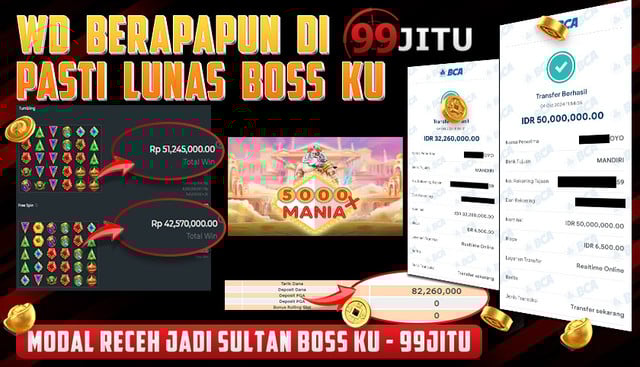 JACKPOT SLOT DI 5000X MANIA PRAGMATIC PLAY CAIR RP 82.260.000,- DI 99JITU