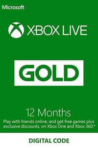 Xbox Live Gold 12 months