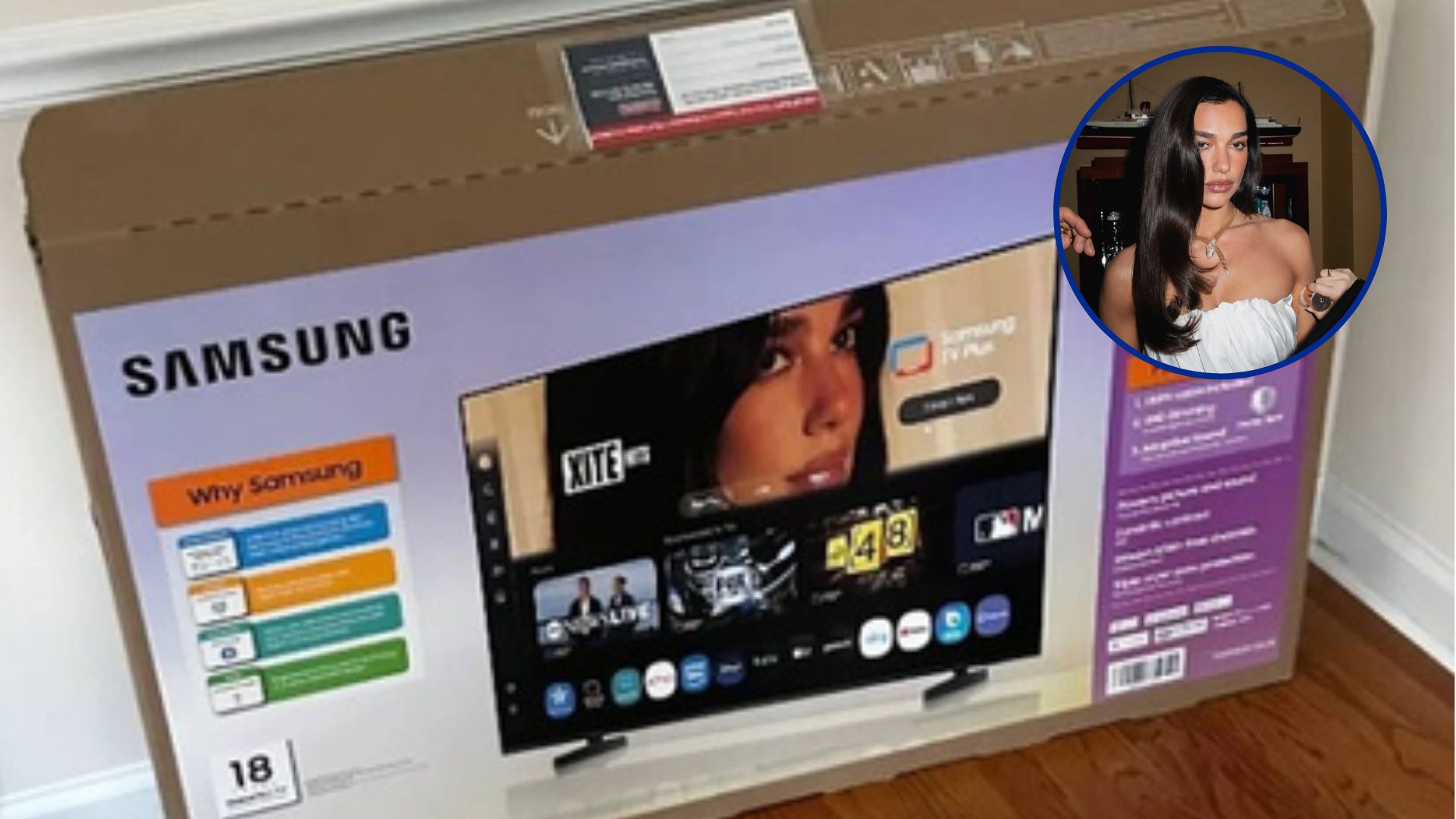 Por 15 millones de dólares, Dua Lipa demanda a Samsung por utilizar su  imagen sin autorización en cajas de televisores