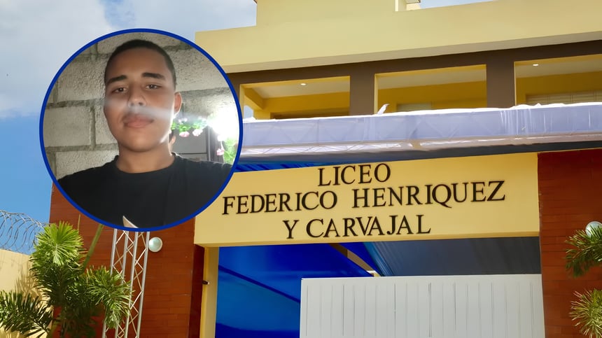 “No busco culpables, busco respuestas”: padre lleva ataúd de su hijo a liceo y exige esclarecer su muerte