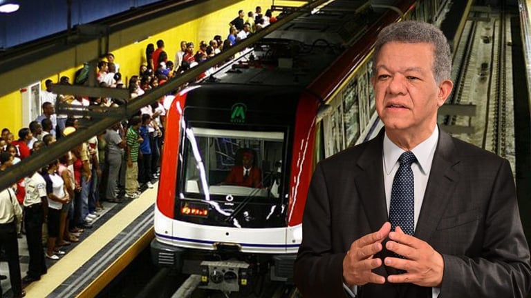 Leonel Fernández cuestiona por qué no funcionaron los 40 MW que genera el Metro