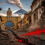 ¡Tiembla Guatemala! Sismo de 5.9 sacude el epicentro en Escuintla y fue sentido en casi todo el país