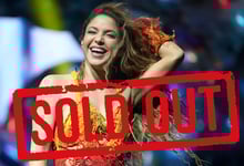 ¡Preventa agotada! del concierto de Shakira; se inicia la venta general