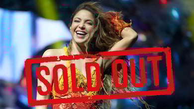 ¡Preventa agotada! del concierto de Shakira; se inicia la venta general