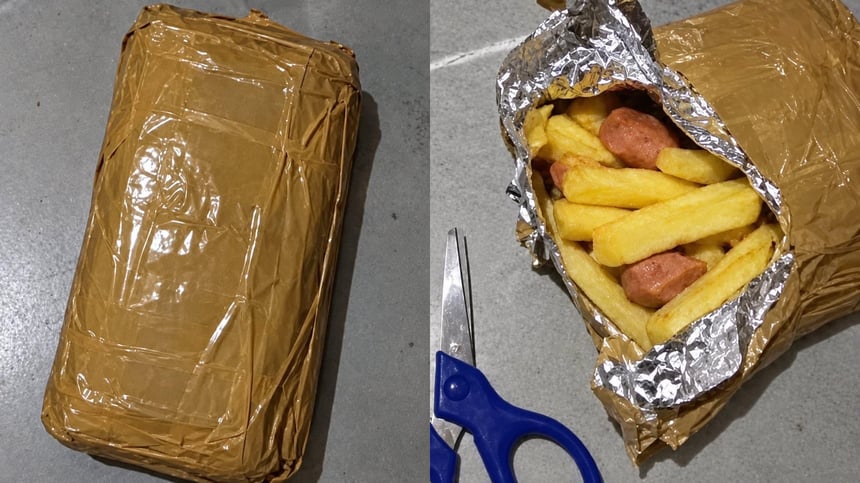 ¡Era su almuerzo! Estudiante casi es expulsado por llevar extraño paquete a la escuela