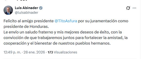 Este gesto refleja la intención de ambos países de reafirmar los lazos históricos y la cooperación bilateral, consolidando la relación entre República Dominicana y Honduras.