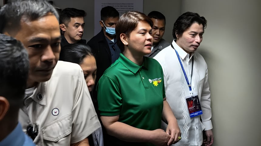 Ordenan arresto contra vicepresidenta de Filipinas por amenazas al presidente