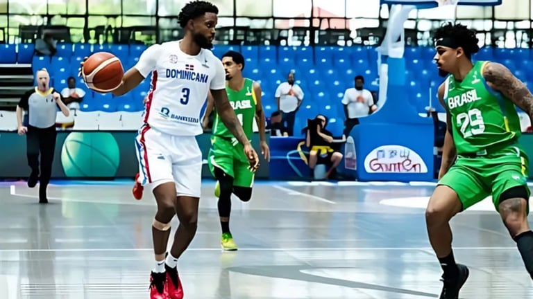 República Dominicana queda eliminada ante Brasil en la FIBA AmeriCup 2025