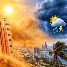 Las temperaturas continuarán elevadas, con máximas entre 34 °C y 36 °C, mientras que la sensación térmica será superior. Las autoridades recomiendan ingerir agua con frecuencia, utilizar ropa ligera y evitar la exposición directa al sol entre las 11:00 de la mañana y las 5:00 de la tarde.
