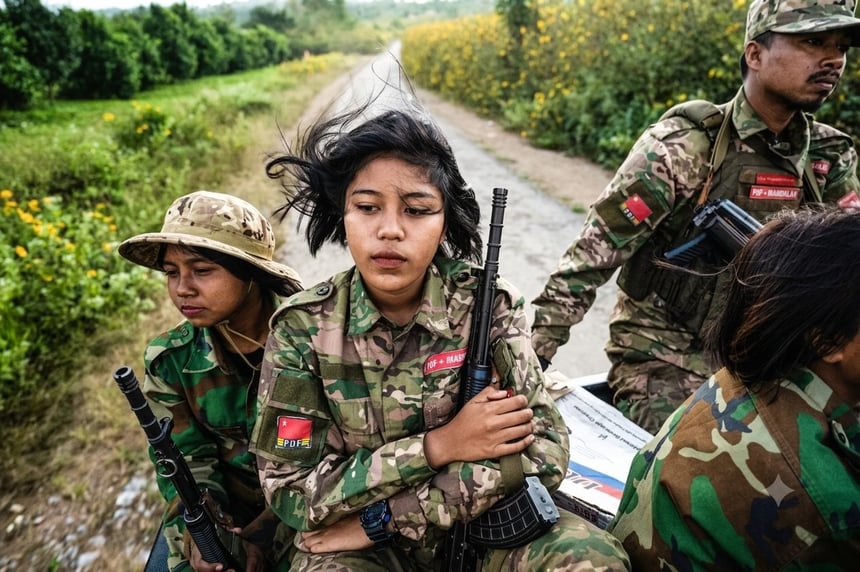 El Ejército birmano, que apenas controla la mitad del país, «utiliza deliberadamente la violencia contra las mujeres como medio para sembrar el miedo», señala a EFE el jefe de comunicación de la asociación de Periodistas Independientes de Myanmar, Hmue Eain Zaw.