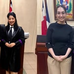 Hija de Abinader llega a los tribunales de RD como pasante de carrera judicial