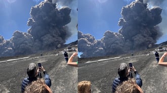 La lava comenzó a descender visiblemente por las laderas del coloso, añadiendo dramatismo a la situación. Las autoridades ya han emitido una alerta roja aérea debido a la presencia de ceniza volcánica y dióxido de azufre en la atmósfera.