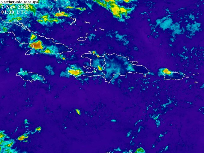 Indomet pronostica lluvias aisladas y ráfagas de viento para este viernes