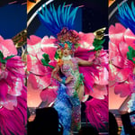 El traje presentado por Ventura rindió homenaje a esta identidad floral, fusionando tradición, biodiversidad y orgullo patrio.