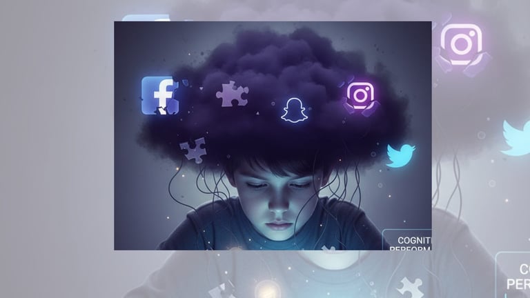 Uso de las redes sociales antes de los 13 años reduce el rendimiento cognitivo, según estudio