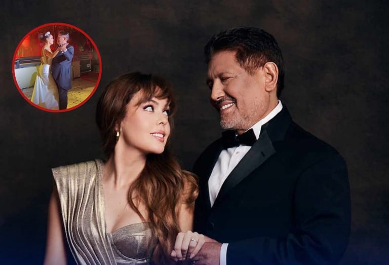 Con 38 años de diferencia, Juan Osorio y Eva Daniela se dan el «sí»