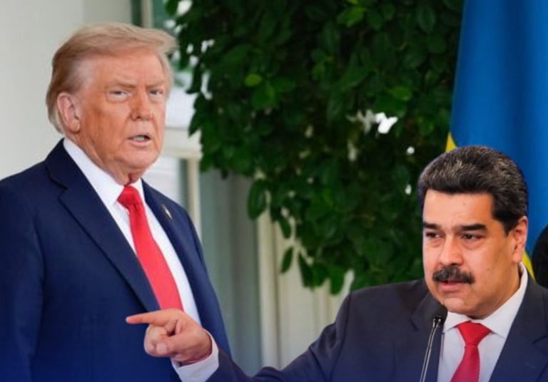 Trump advierte a Maduro que derribará cualquier avión que se acerque a sus buques de guerra