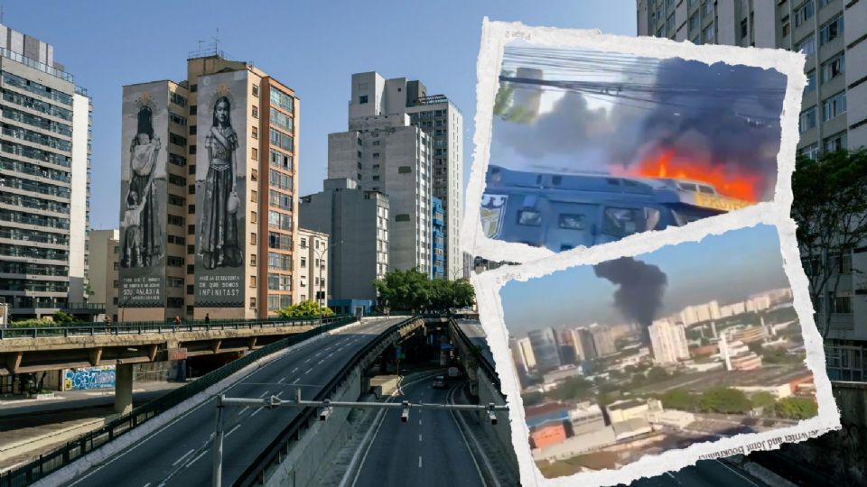 ¡Otro accidente aéreo! Avioneta se estrella en concurrida avenida de Sao Paulo en Brasil