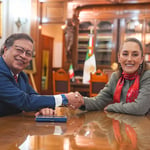 Sheinbaum invita a Petro a regresar a México para ofrecer conferencias