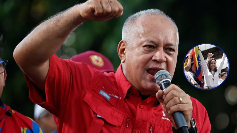 Cabello amenaza a María Corina por apoyar acciones de EE.UU. contra Maduro