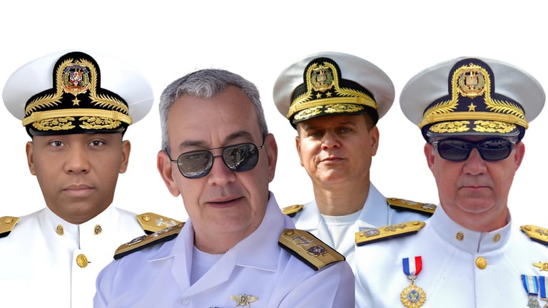 Poder Ejecutivo hace cambios en el alto mando de la Armada de la República Dominicana