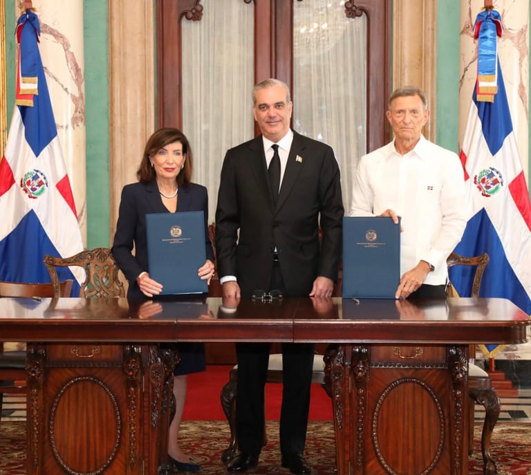 RD y Nueva York fortalecen sus vínculos con acuerdo de cooperación bilateral