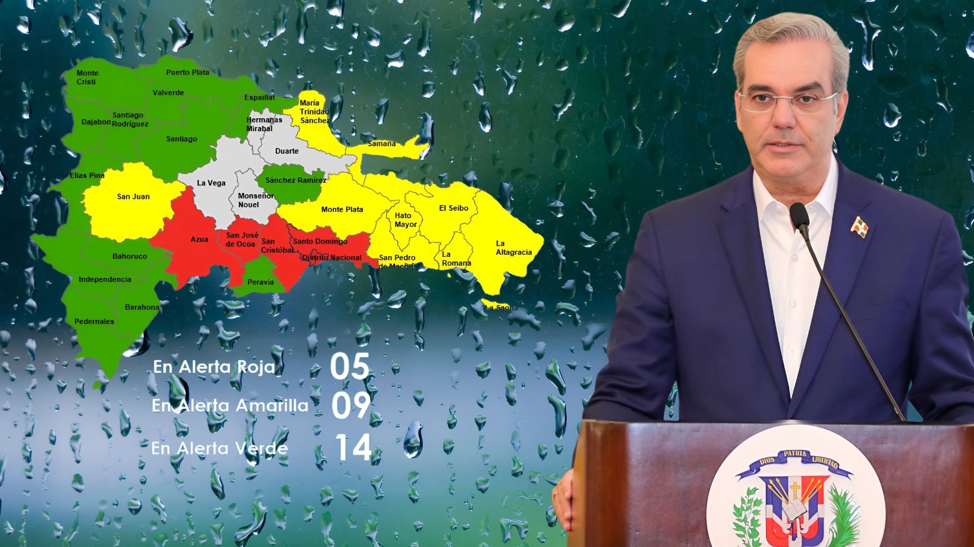 El mensaje del presidente Abinader subraya la importancia de la prevención: "Pedimos a todos seguir las recomendaciones oficiales y mantenerse atentos a los informes", instó.