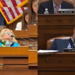 Los legisladores captados en esta situación fueron identificados como el republicano Blake Moore, representante por Utah, y las demócratas Debbie Dingell, de Míchigan, y Jan Schakowsky, de Illinois.