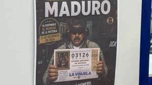 En España venden décimo de Navidad con la fecha de la captura de Nicolás Maduro